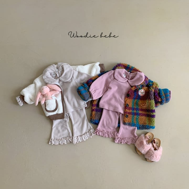 Woodie - Korean Baby Fashion - #onlinebabyshop - Melody Top Bottom Set