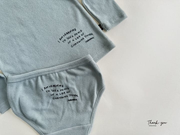 Yerooyena - Korean Children Fashion - #designkidswear - Lettering Frise Underwear - 5