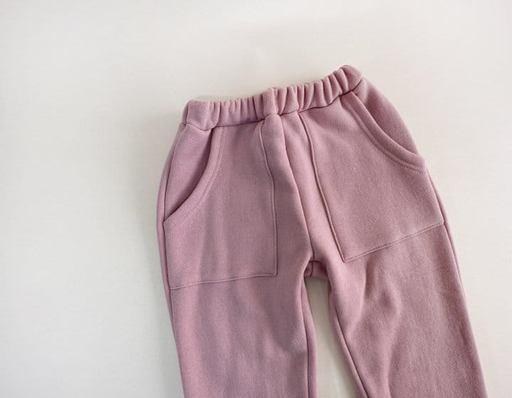 Yerooyena - Korean Children Fashion - #discoveringself - Pocket Fleece Loose Pants - 9