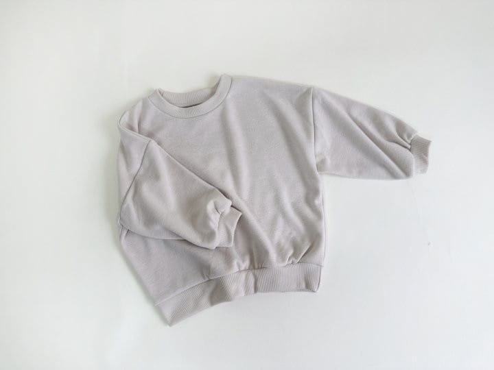 Yerooyena - Korean Children Fashion - #kidsshorts - Fleece Overfit Soft Sweatshirt - 12