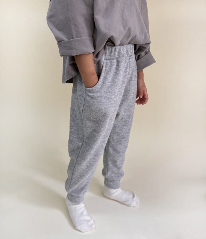 Yerooyena - Korean Children Fashion - #kidsshorts - Fleece Rib Fit Pants - 11