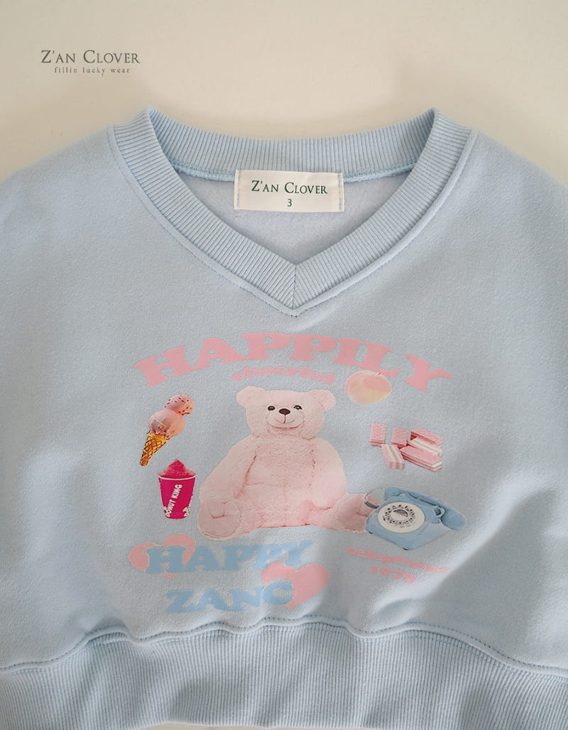 Zan Clover - Korean Children Fashion - #Kfashion4kids - Hppy Bear Sweatshirt - 10