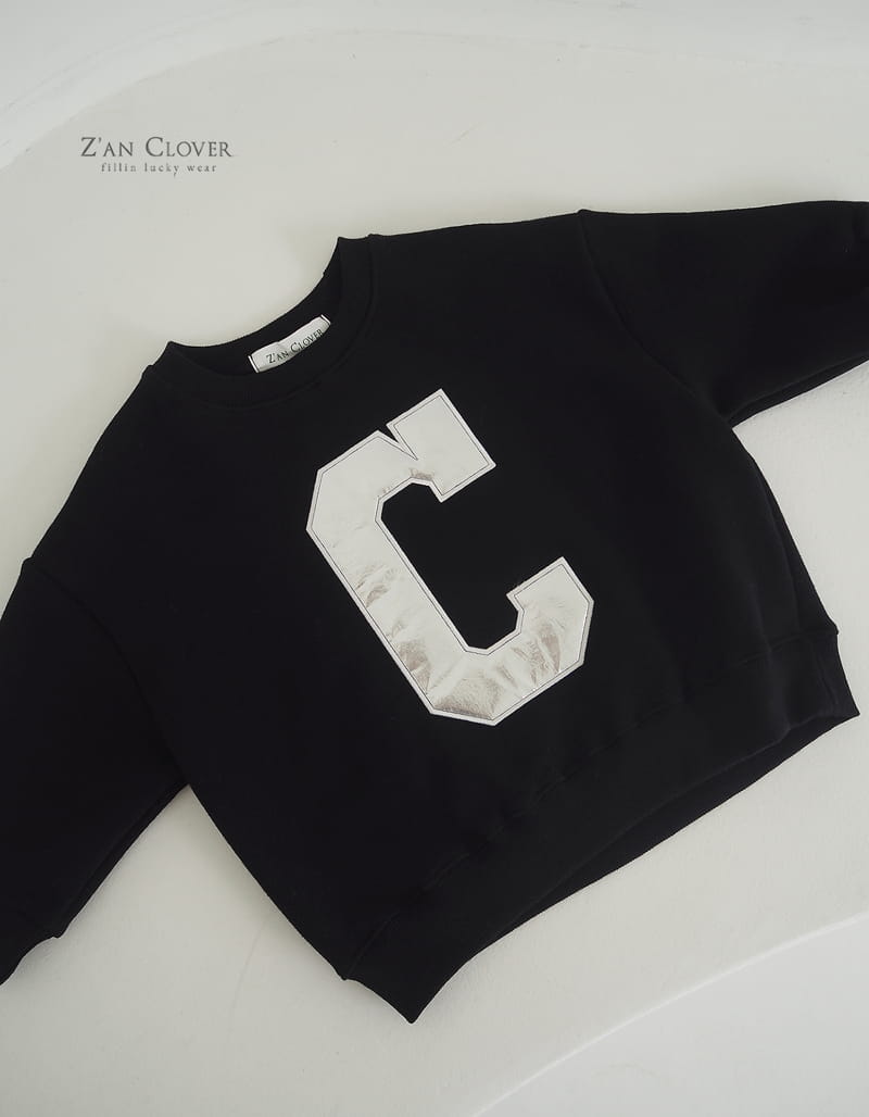 Zan Clover - Korean Children Fashion - #Kfashion4kids - C Embrodiery Sweatshirt - 9