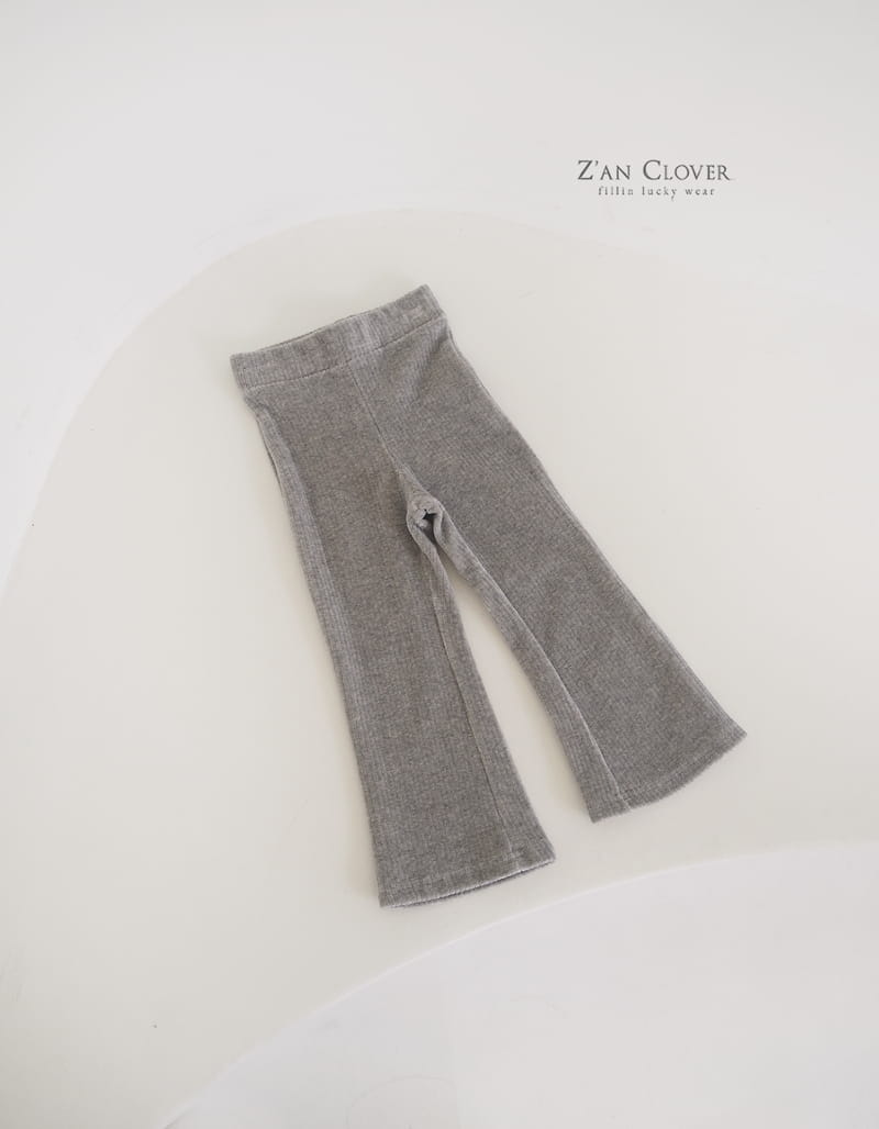 Zan Clover - Korean Children Fashion - #kidzfashiontrend - Veloure Bootscut Pants - 4