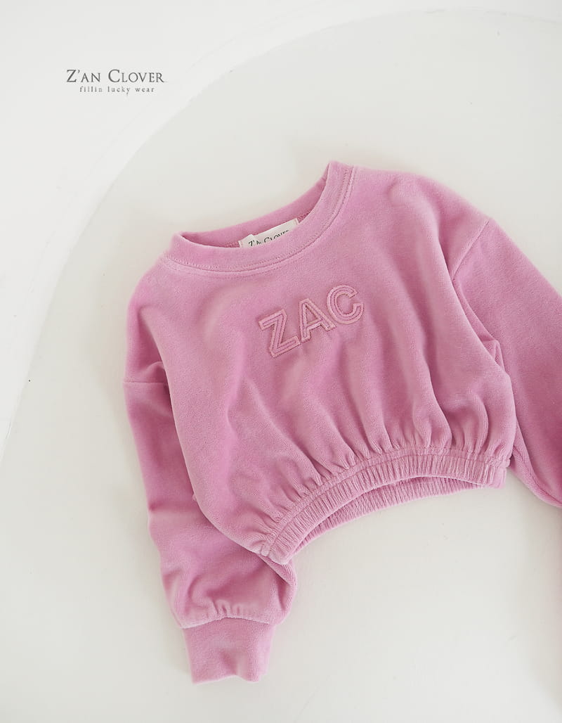 Zan Clover - Korean Children Fashion - #Kfashion4kids - ZAC Veloure Top Bottom Set - 5