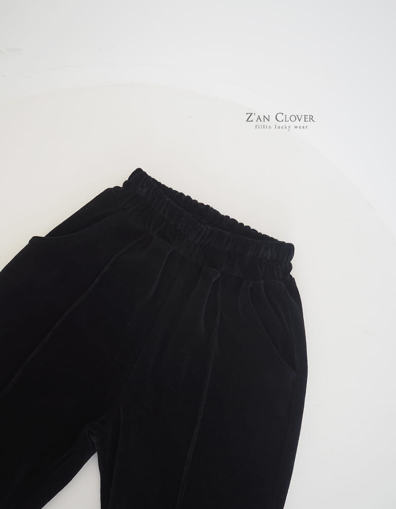 Zan Clover - Korean Children Fashion - #childofig - Veloure Pintuck Trainning Pants - 8