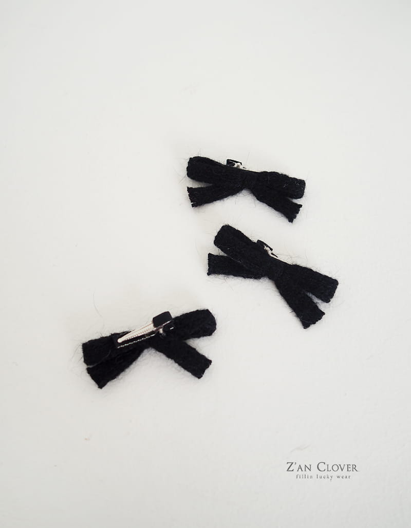 Zan Clover - Korean Children Fashion - #childofig - Knit Ribbon Hairpin - 8