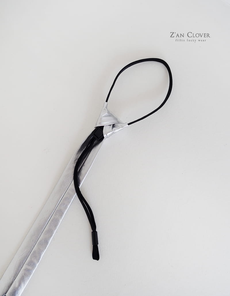 Zan Clover - Korean Children Fashion - #childofig - Silver Neck Tie - 6