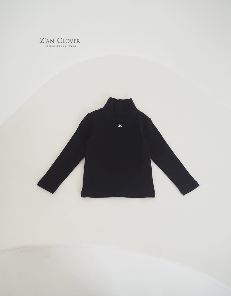 Zan Clover - Korean Children Fashion - #childrensboutique - ZC Rib Turtleneck Tee - 5