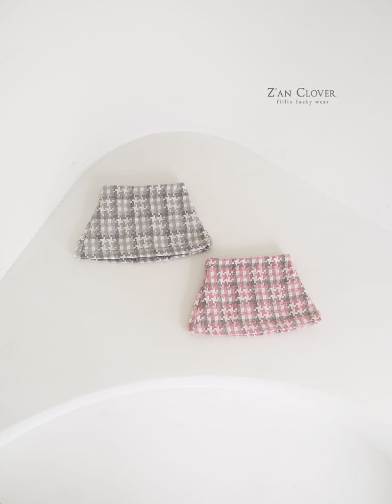 Zan Clover - Korean Children Fashion - #designkidswear - Twid Mini Skirt - 3
