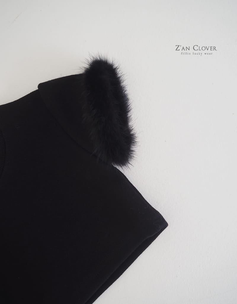 Zan Clover - Korean Children Fashion - #designkidswear - Fluffy Triming Tee - 7
