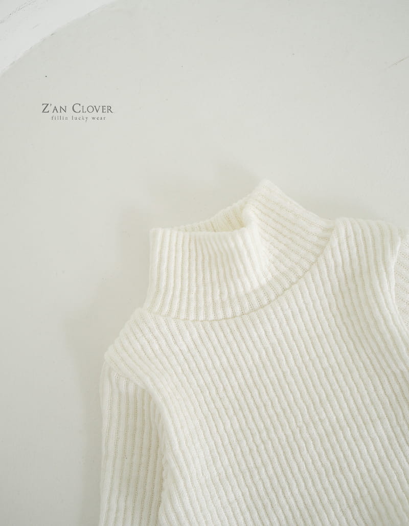 Zan Clover - Korean Children Fashion - #designkidswear - Bocasi Turtleneck Tee - 5