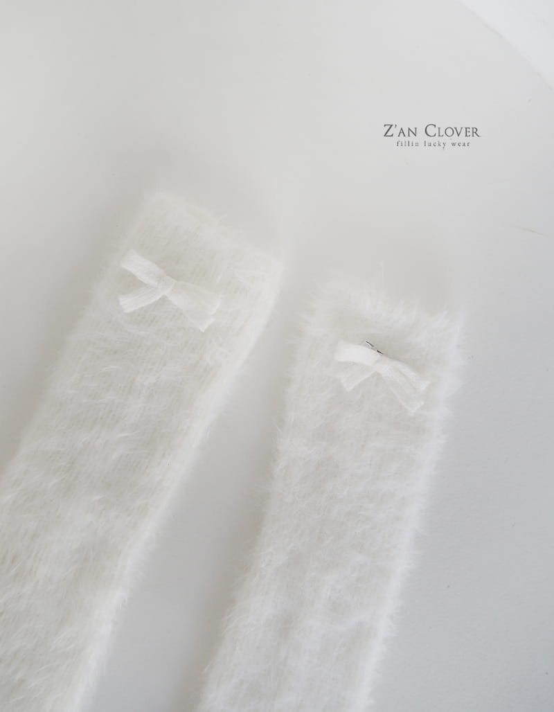 Zan Clover - Korean Children Fashion - #fashionkids - Knit Ribbon Hairpin - 12