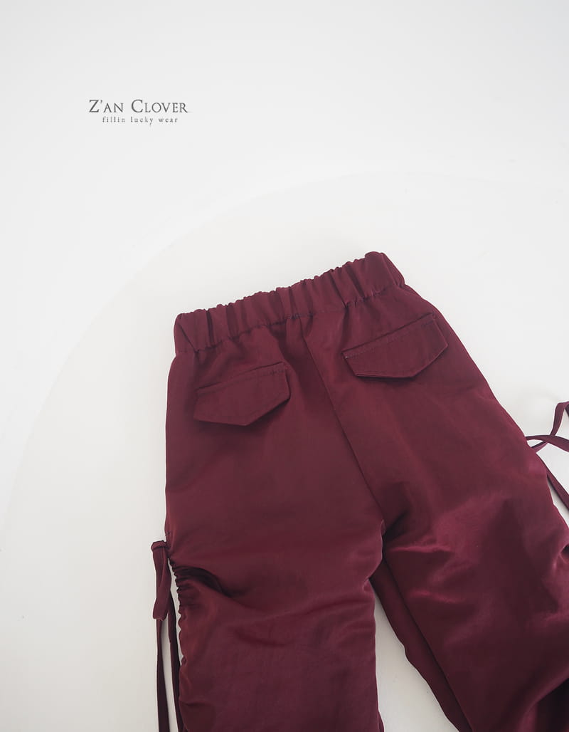 Zan Clover - Korean Children Fashion - #kidsshorts - Street String pants - 12