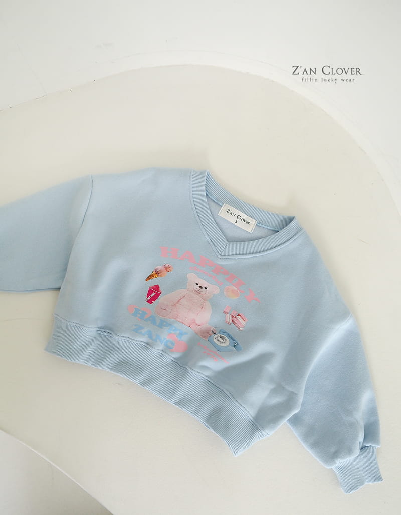 Zan Clover - Korean Children Fashion - #kidzfashiontrend - Hppy Bear Sweatshirt - 9