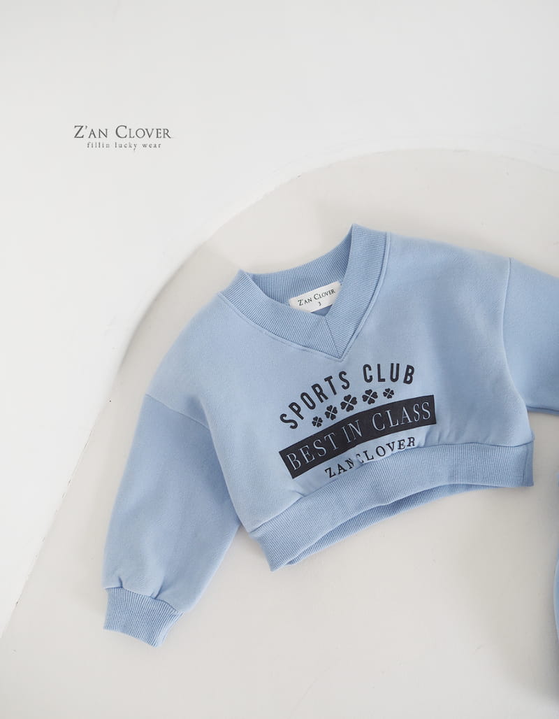 Zan Clover - Korean Children Fashion - #littlefashionista - Sport Club Top Bottom Set - 5
