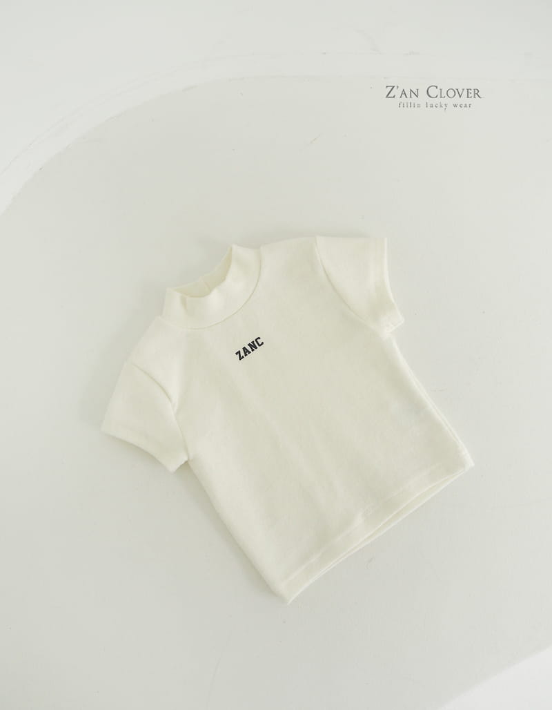 Zan Clover - Korean Children Fashion - #littlefashionista - ZANC Half Turtleneck Tee - 3