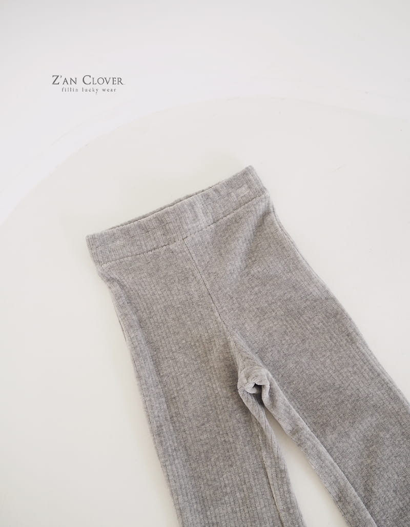 Zan Clover - Korean Children Fashion - #magicofchildhood - Veloure Bootscut Pants - 6