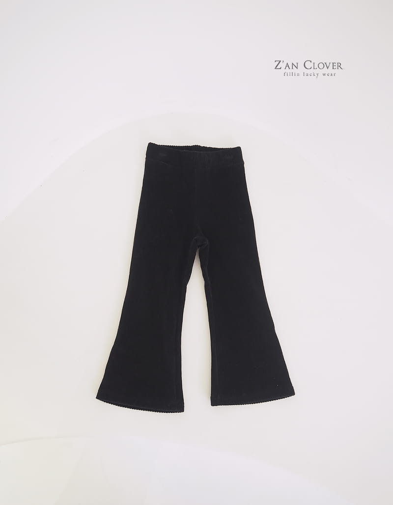 Zan Clover - Korean Children Fashion - #minifashionista - Veloure Bootscut Pants - 7