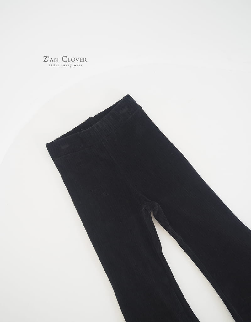 Zan Clover - Korean Children Fashion - #prettylittlegirls - Veloure Bootscut Pants - 8