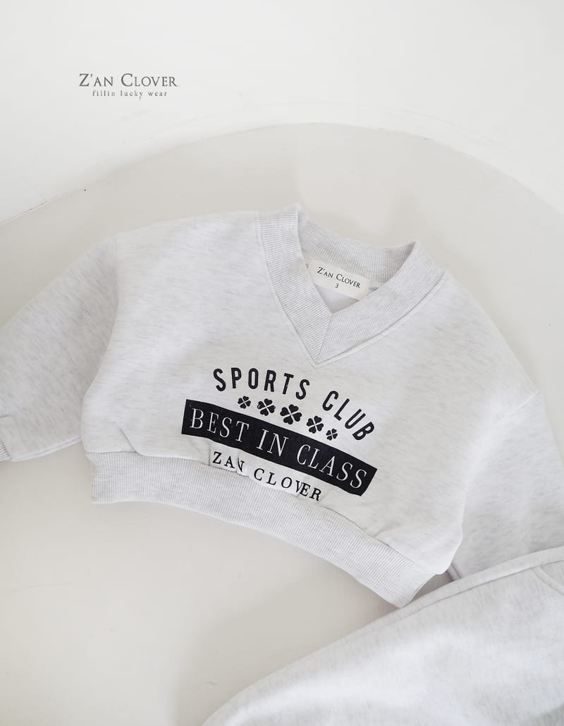 Zan Clover - Korean Children Fashion - #stylishchildhood - Sport Club Top Bottom Set - 11