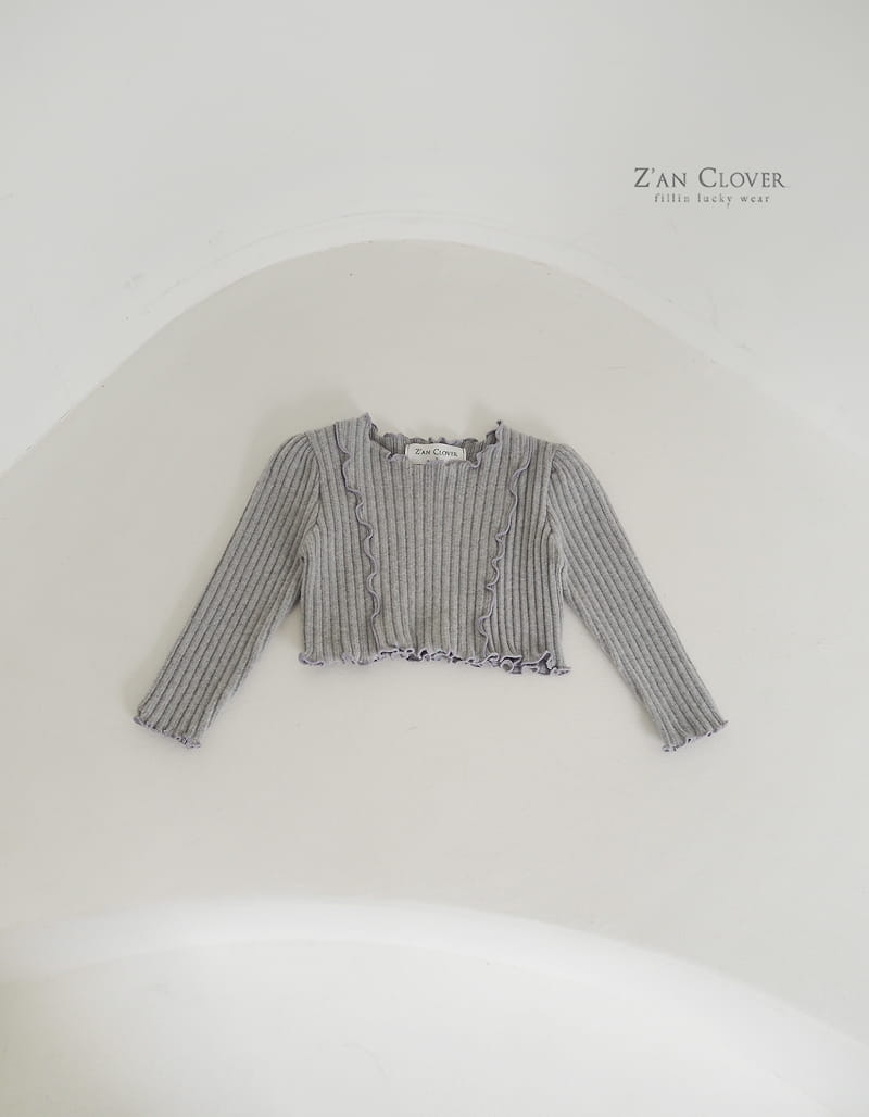 Zan Clover - Korean Children Fashion - #toddlerclothing - Aroha Wave Tee - 6