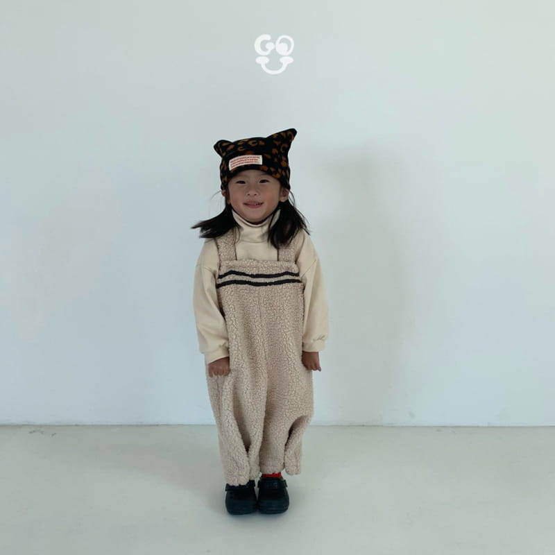 go;u - Korean Children Fashion - #kidsshorts - Lion Dungarees  - 9