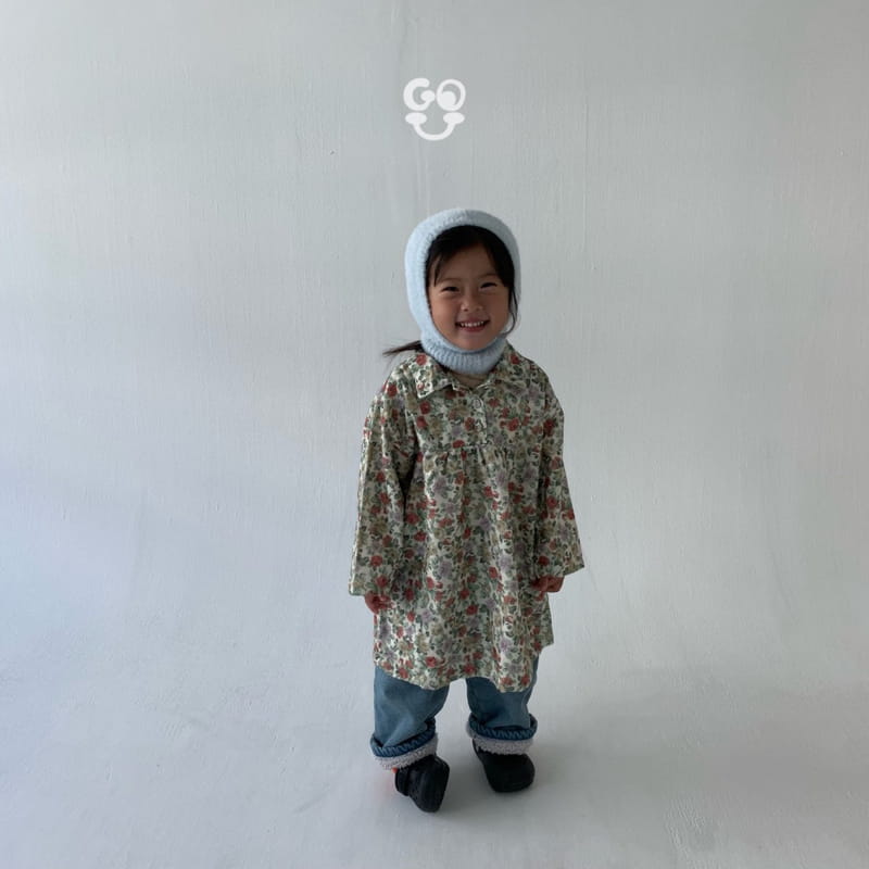 go;u - Korean Children Fashion - #littlefashionista - Snow Flower One-piece