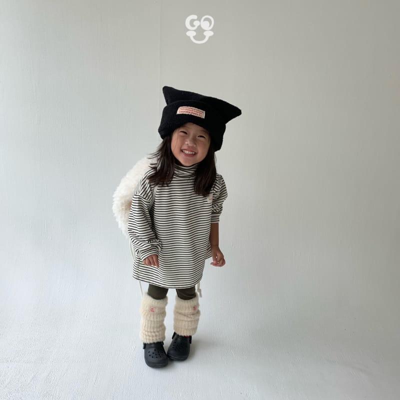 go;u - Korean Children Fashion - #littlefashionista - Dda Dda Turtleneck Tee - 3