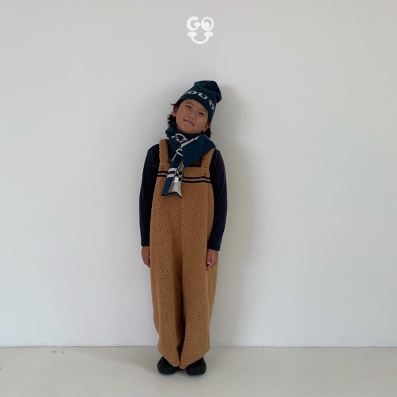 go;u - Korean Children Fashion - #prettylittlegirls - Lion Dungarees  - 2