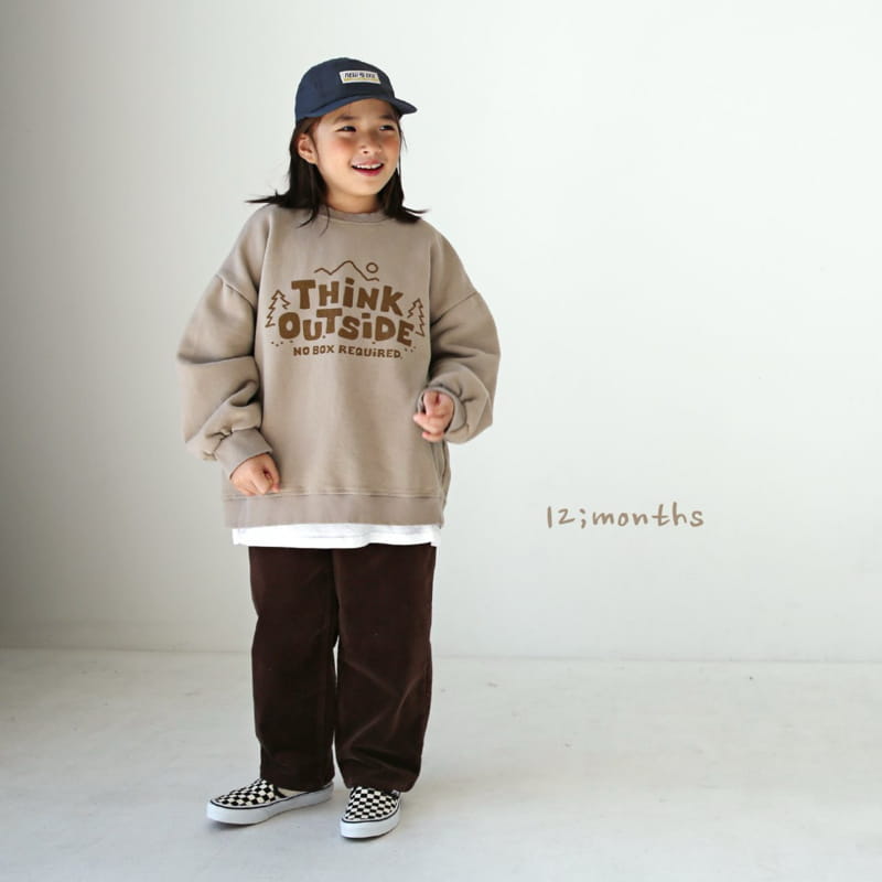 12 Month - Korean Children Fashion - #Kfashion4kids - Think Sweatshirt - 11