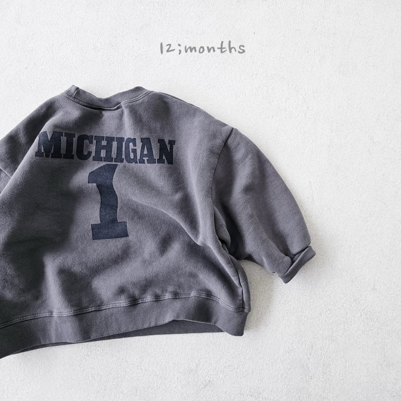12 Month - Korean Children Fashion - #childrensboutique - Michigan Sweatshirt - 7