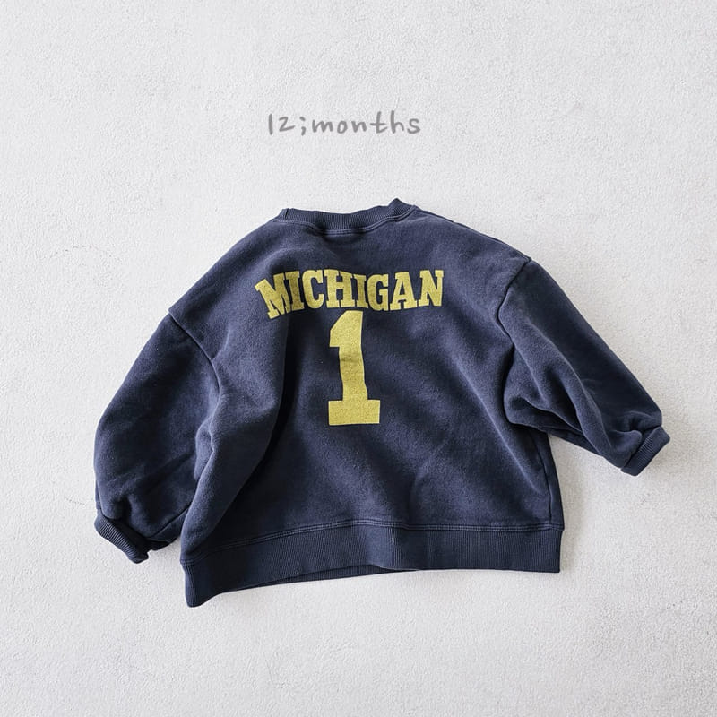 12 Month - Korean Children Fashion - #designkidswear - Michigan Sweatshirt - 8
