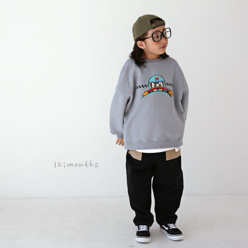 12 Month - Korean Children Fashion - #fashionkids - Speed Sweatshirt - 12
