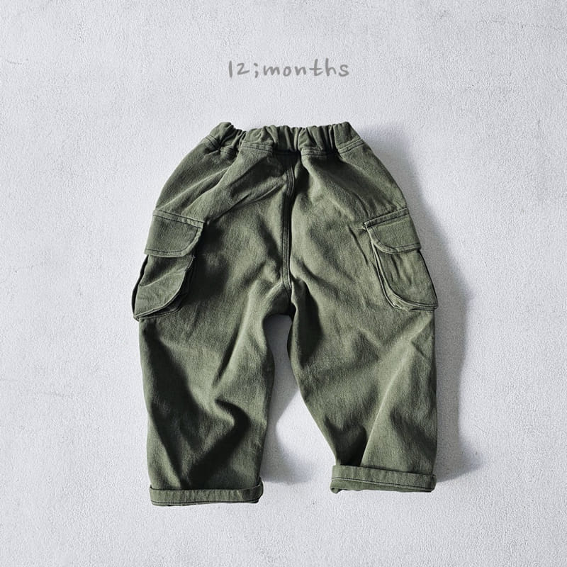 12 Month - Korean Children Fashion - #kidsshorts - Round Cargo Pants - 2