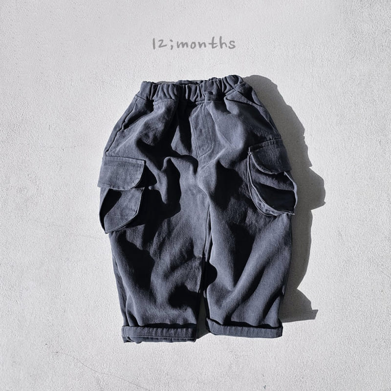 12 Month - Korean Children Fashion - #kidsstore - Round Cargo Pants - 3