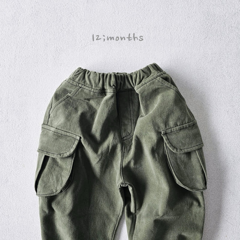 12 Month - Korean Children Fashion - #kidsstore - Round Cargo Pants - 4