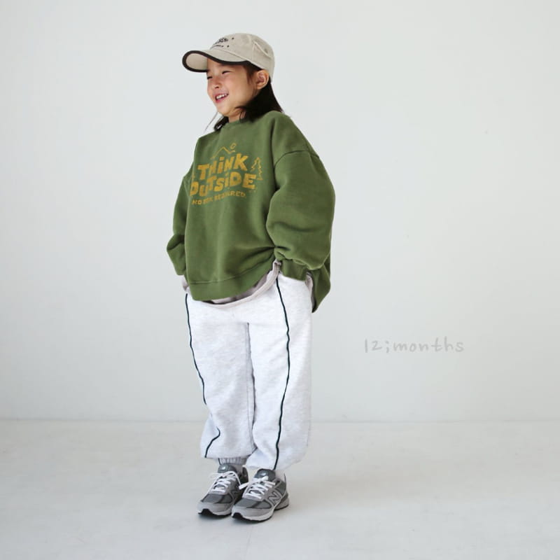 12 Month - Korean Children Fashion - #littlefashionista - Line Jogger Pants - 9