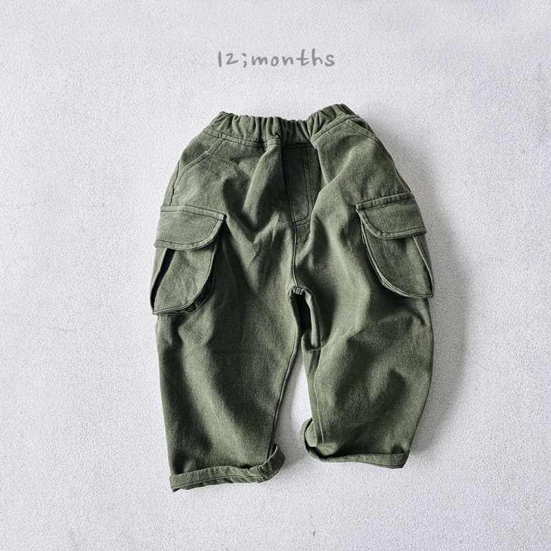 12 Month - Korean Children Fashion - #littlefashionista - Round Cargo Pants - 6