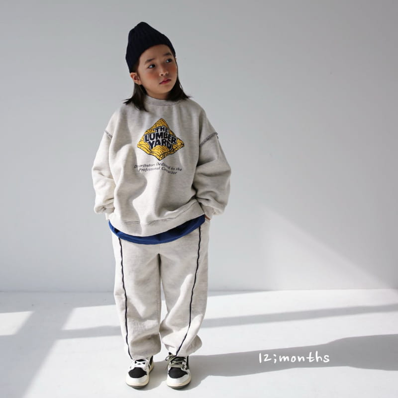 12 Month - Korean Children Fashion - #magicofchildhood - Reverse Sweatshirt - 12