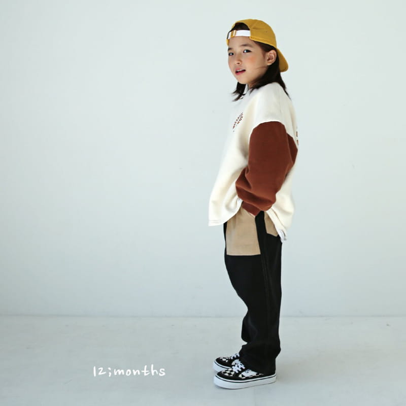 12 Month - Korean Children Fashion - #minifashionista - Label Cotton Pants - 12