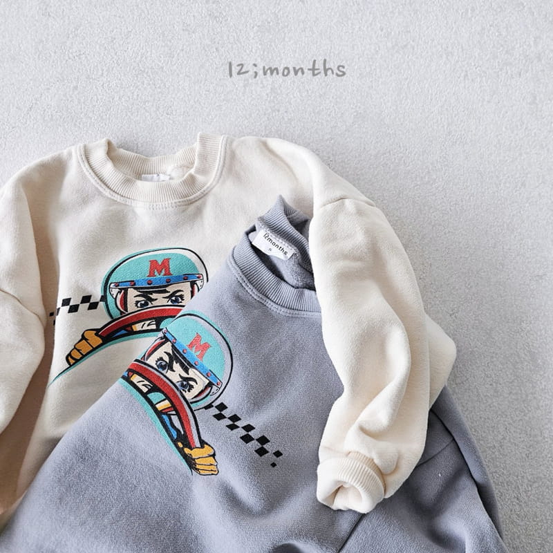 12 Month - Korean Children Fashion - #minifashionista - Speed Sweatshirt - 4