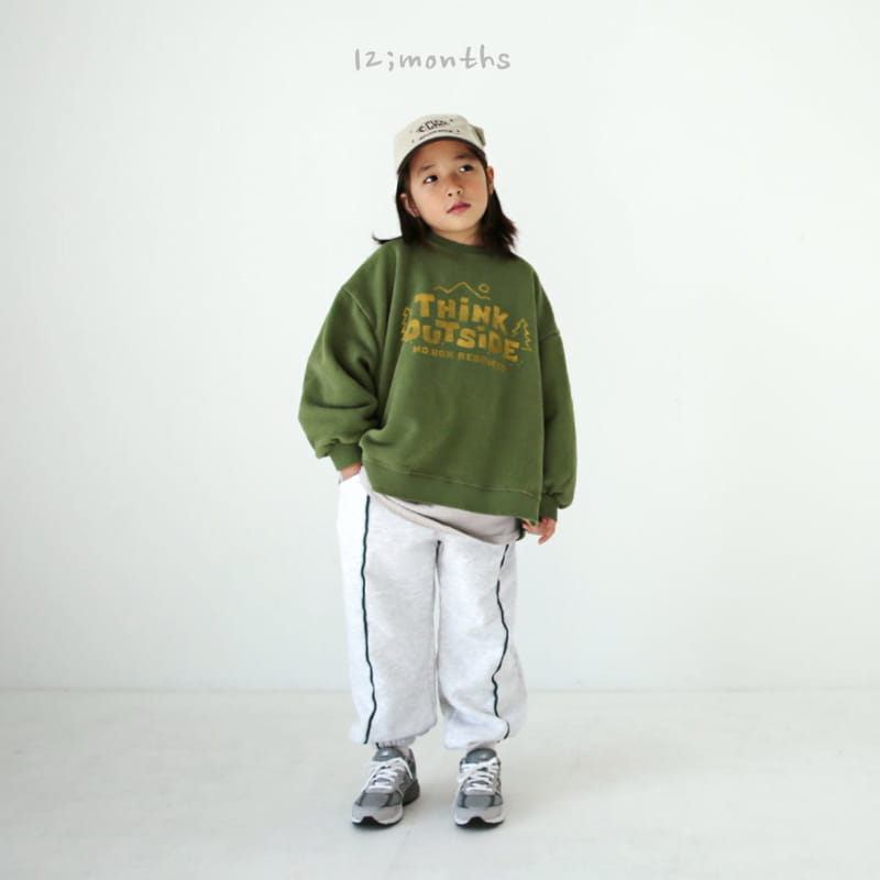 12 Month - Korean Children Fashion - #prettylittlegirls - Line Jogger Pants - 12