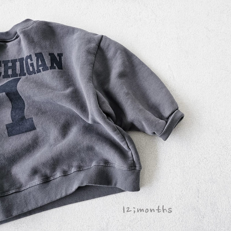 12 Month - Korean Children Fashion - #stylishchildhood - Michigan Sweatshirt - 5