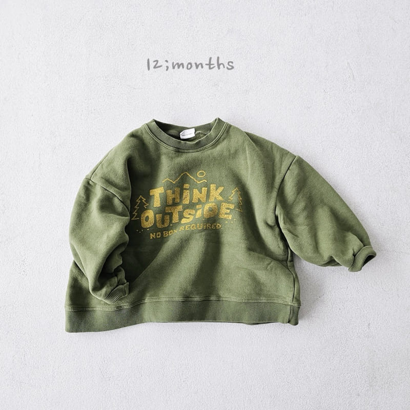 12 Month - Korean Children Fashion - #toddlerclothing - Think Sweatshirt