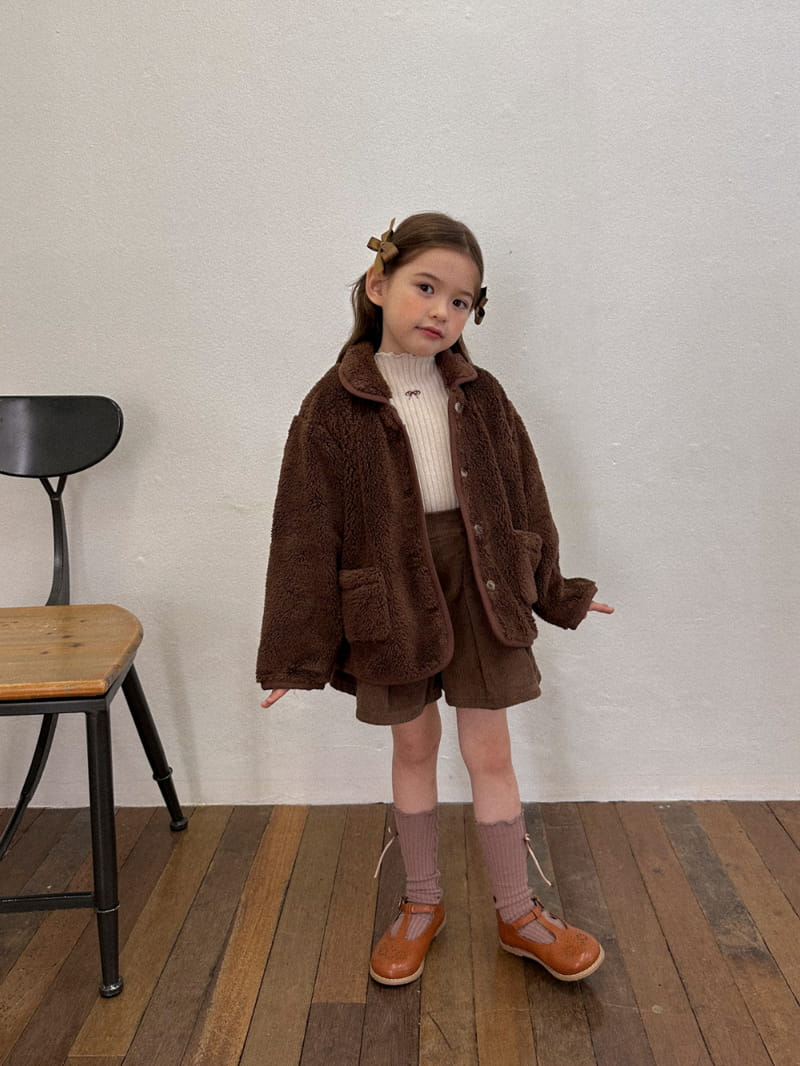 A-Market - Korean Children Fashion - #Kfashion4kids - Collar Fleece Jumper - 9