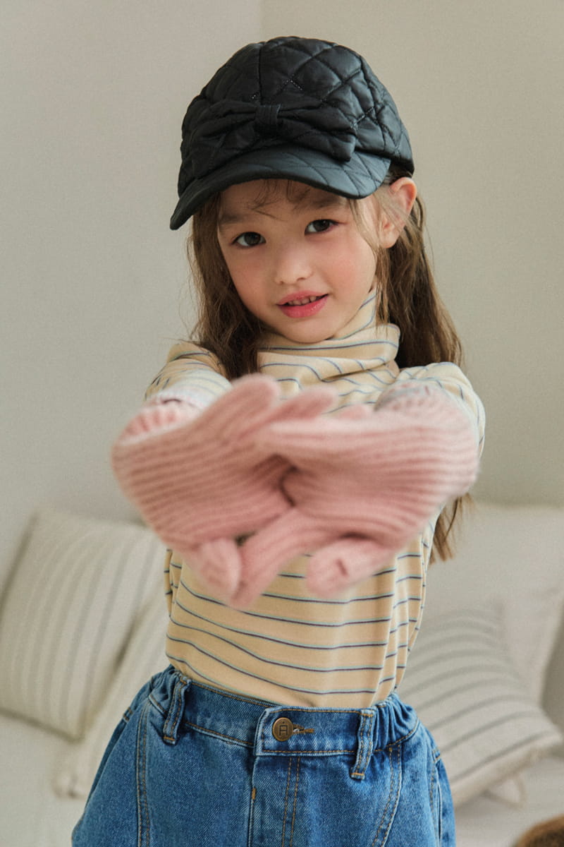 A-Market - Korean Children Fashion - #childofig - Ribbon Padding Hat - 2