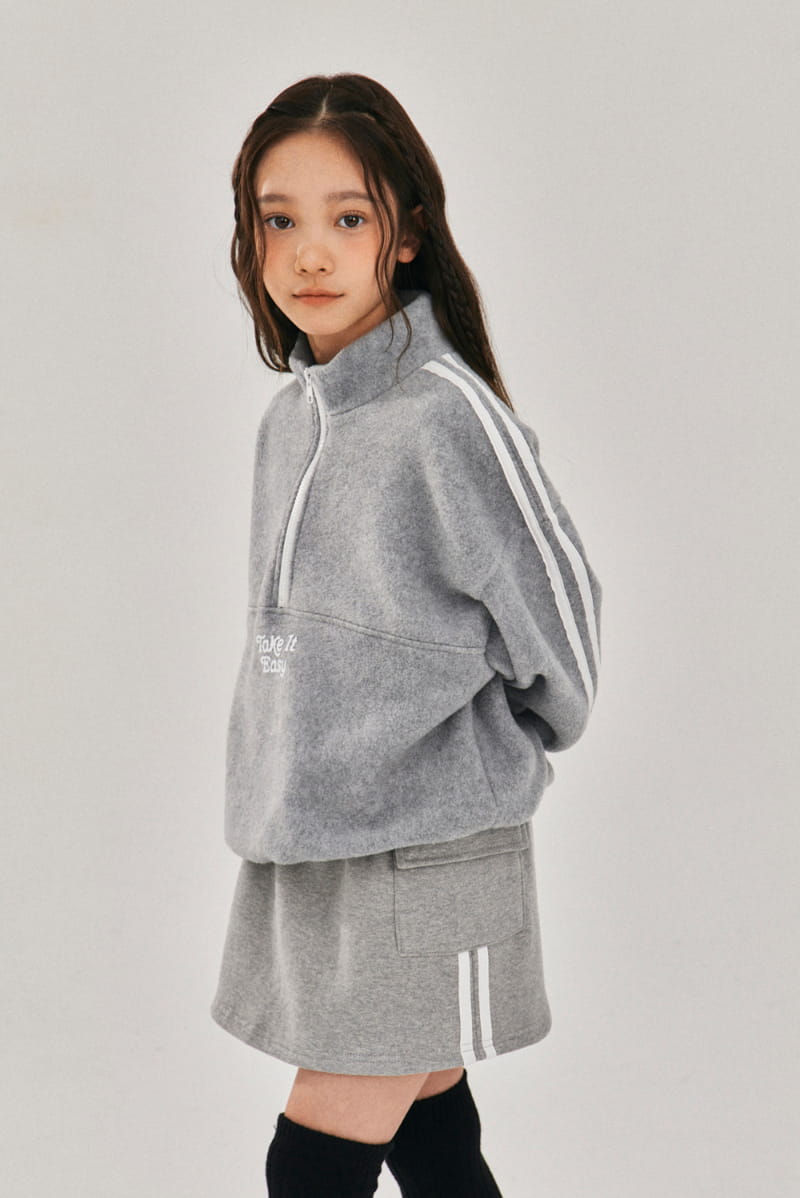 A-Market - Korean Children Fashion - #childrensboutique - Tape Cargo Skirt - 7