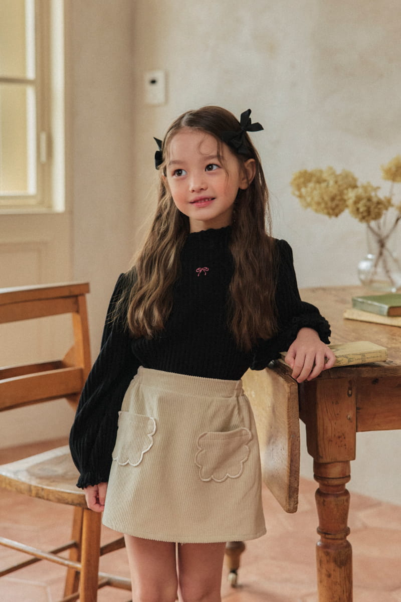 A-Market - Korean Children Fashion - #designkidswear - Lomi Rib Skirt - 3