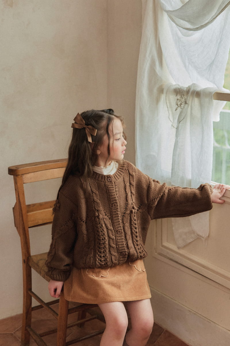 A-Market - Korean Children Fashion - #childrensboutique - Sol Bell Knit Cardigan - 4